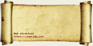 Isak Stanojević vizit kartica